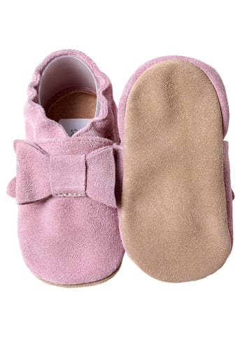 HOBEA-Germany Leder-Krabbelschuhe in Rosa