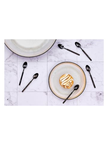 Björn 6er-Set: Edelstahl-Kaffeelöffel "Viggo" in Schwarz - (L)14 cm