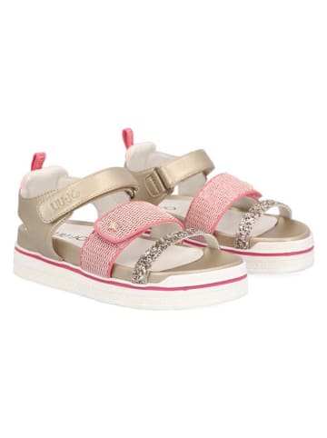 Liu Jo Sandalen "Chantal" in Rosa/ Gold