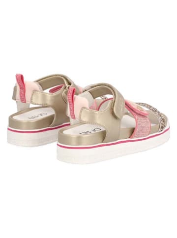 Liu Jo Sandalen "Chantal" in Rosa/ Gold