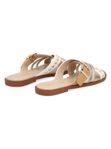 Liu Jo Slippers wit/goudkleurig