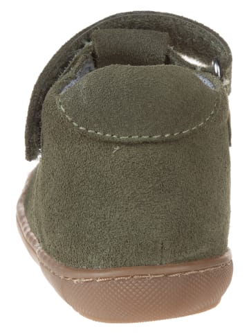 RICHTER Leren loopleerschoenen kaki