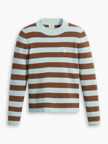 Levi´s Sweter w kolorze brązowo-turkusowym