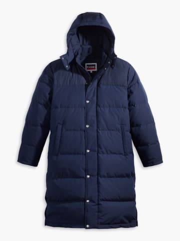 Levi´s Doorgestikte mantel donkerblauw