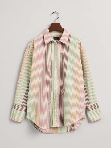 Gant Blouse groen/lichtroze