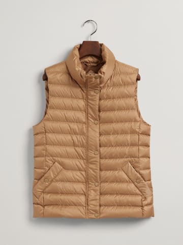 Gant Steppweste in Hellbraun