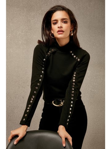 Milan Kiss Longsleeve in Schwarz