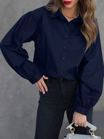 Milan Kiss Blouse donkerblauw
