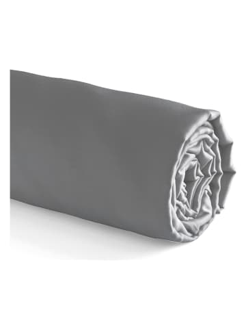 Cacharel textiles Satin-Spannbettlaken "Uni" in Grau