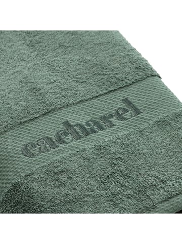 Cacharel 2-delige set: badhanddoeken groen