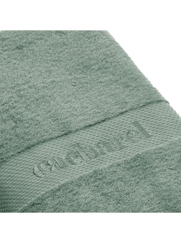 Cacharel 2-delige set: badhanddoeken groen