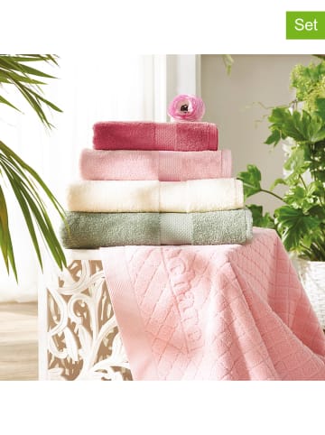Cacharel 4-delige set: handdoeken roze