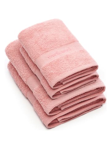 Cacharel 4-delige set: handdoeken lichtroze