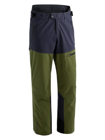 Maier Sports Ski-/snowboardbroek "Backline" kaki/donkerblauw