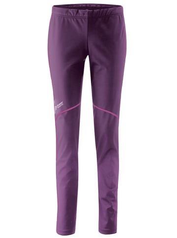 Maier Sports Legginsy termiczne w kolorze fioletowym