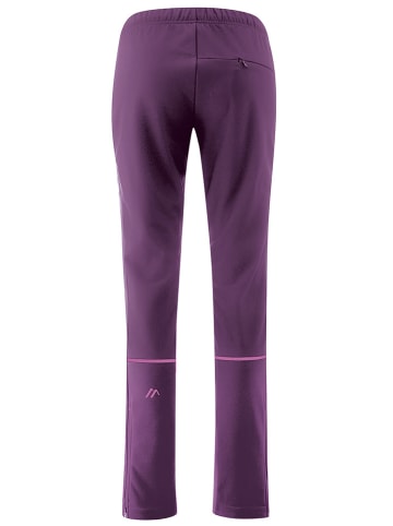 Maier Sports Legginsy termiczne w kolorze fioletowym