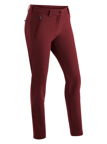 Maier Sports Spodnie funkcyjne "Helga" w kolorze bordowym