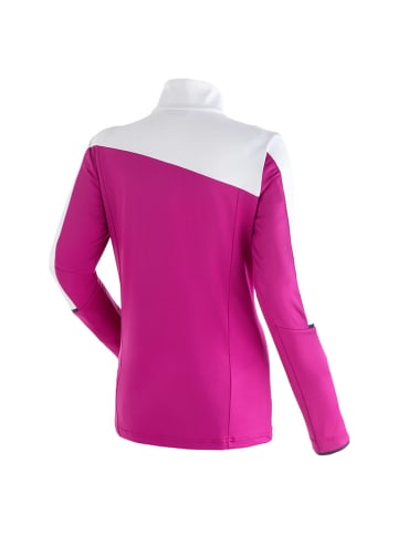 Maier Sports Bluza polarowa w kolorze różowo-białym