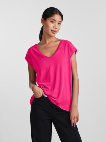 Pieces Koszulka w kolorze różowym