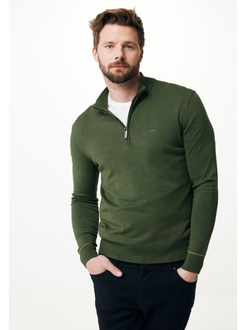 Mexx Sweter w kolorze oliwkowym