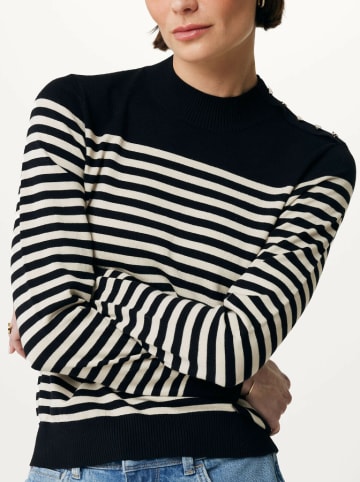 Mexx Sweter w kolorze czarno-białym