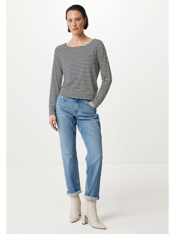Mexx Longsleeve in Schwarz/ Weiß