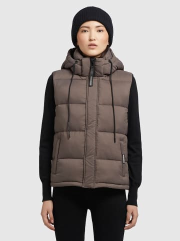 Khujo Bodywarmer "Eden Matt" taupe