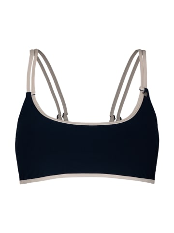 SHORT STORIES Bikini-Oberteil in Dunkelblau/ Creme