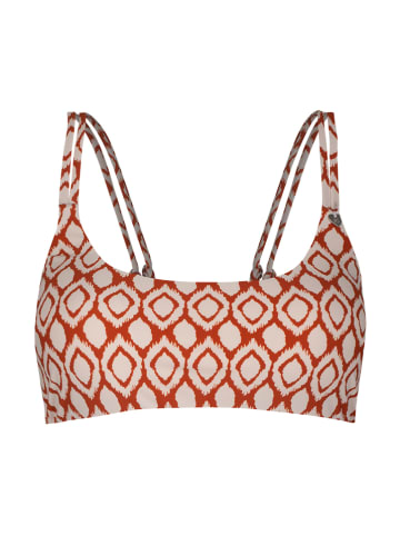SHORT STORIES Bikini-Oberteil in Beige/ Rot