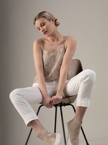 Josephine & Co Top in Beige/ Weiß