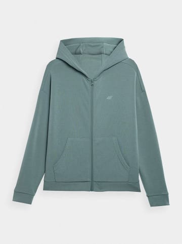 4F Bluza w kolorze zielonym