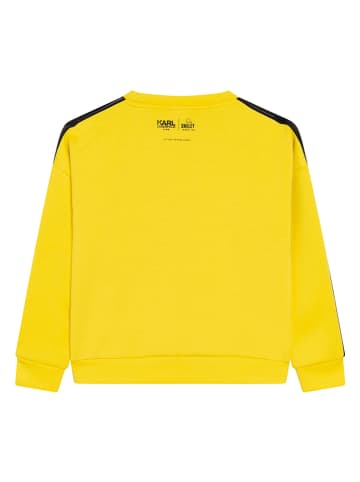 Karl Lagerfeld Kids Bluza w kolorze żółtym