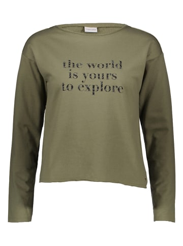 LASCANA Longsleeve "Summer Shades" in Khaki