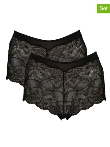 Vivance 2er-Set: Taillenpantys in Schwarz