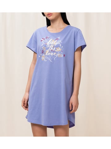Triumph Koszula nocna "Nightdresses" w kolorze niebieskim