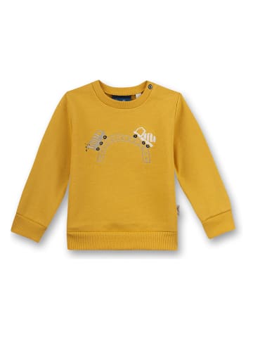 Sanetta Kidswear Sweatshirt "Little Builder" okergeel