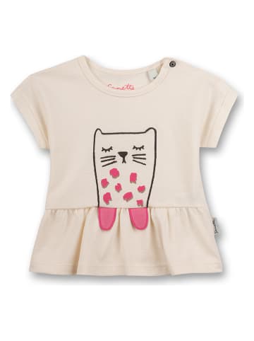 Sanetta Kidswear Koszulka "Lovely Leo" w kolorze beżowym