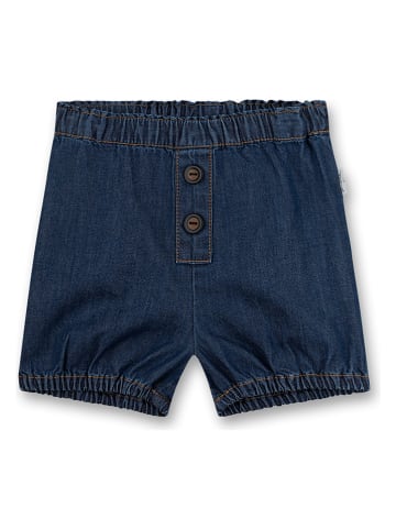 Sanetta Kidswear Jeansshorts "Little Builder" donkerblauw
