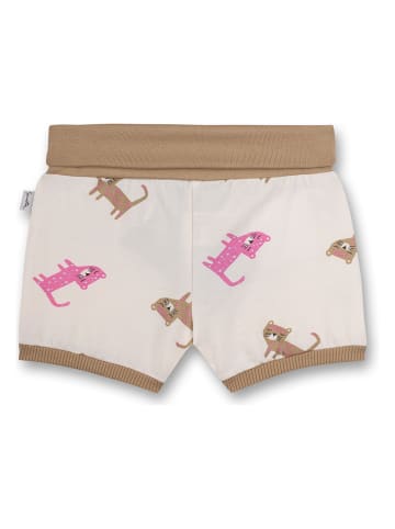 Sanetta Kidswear Shorts "Lovely Leo" in Beige/ Braun