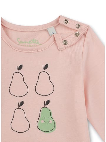 Sanetta Kidswear Longsleeve "Fresh Fruits" in Rosa