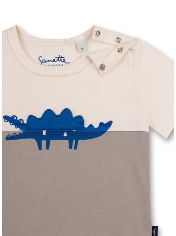 Sanetta Kidswear Shirt "Dino" beige