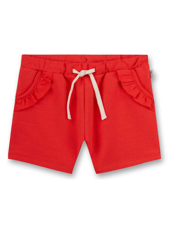 Sanetta Kidswear Szorty "Pepperoni" w kolorze czerwonym