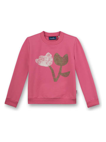 Sanetta Kidswear Sweatshirt "Flower" roze