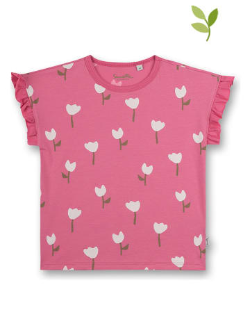 Sanetta Kidswear Shirt "Flower" in Pink