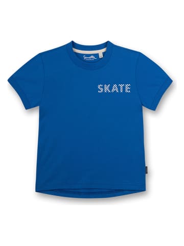Sanetta Kidswear Koszulka "Skate" w kolorze niebieskim
