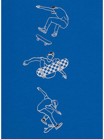 Sanetta Kidswear Shirt "Skate" blauw