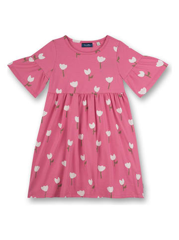 Sanetta Kidswear Jurk "Flower" roze
