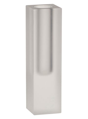 Hübsch Vaas "Block" grijs - (H)18 x Ø 5 cm