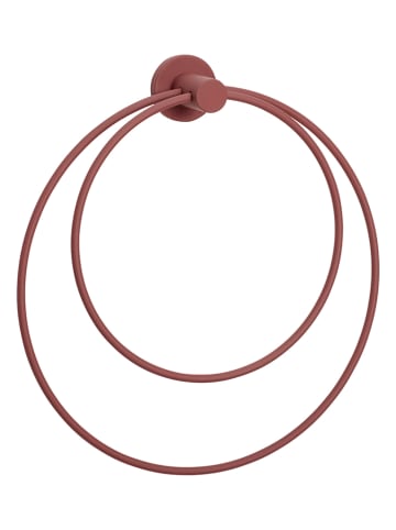 Hübsch Handdoekhouder "Loop" rood - (L)26 x (B)23 cm