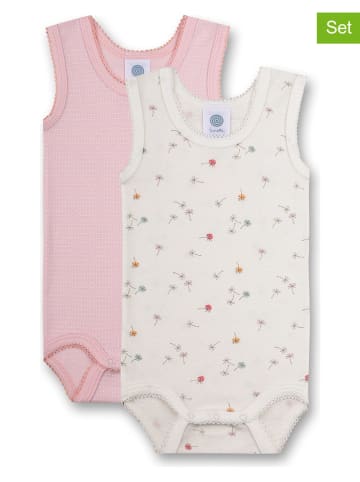 Sanetta 2-delige set: rompers lichtroze